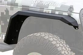 Matte Black Rear Fender Flares 2020 Gladiator