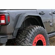 Matte Black Rear Fender Flares 2020 Gladiator