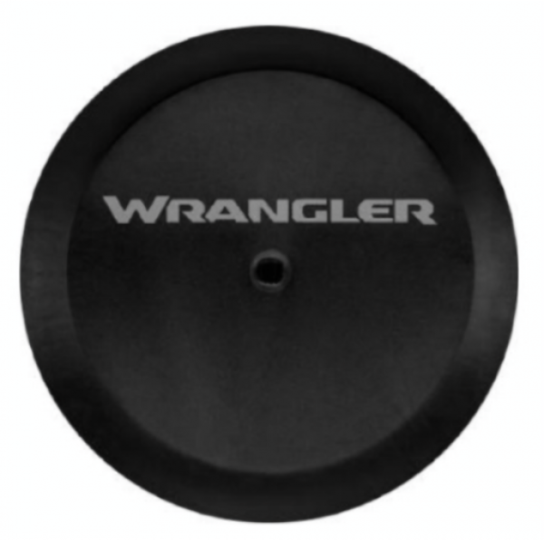 Tire Cover - Cloth, Black Wrangler Logo